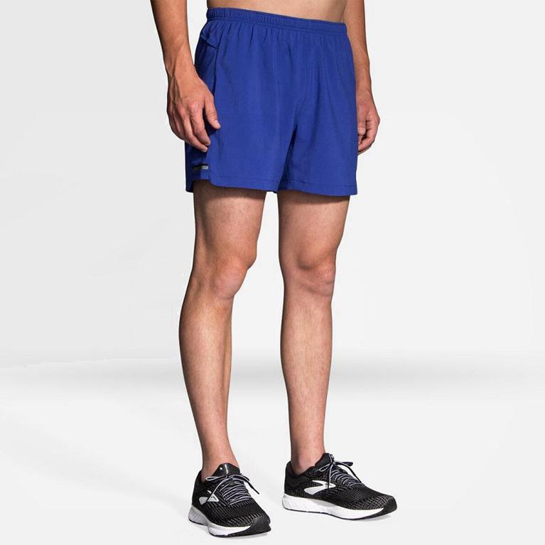 Brooks Sherpa 5 Mens Running Shorts Ireland Blue (GJVZ-76942)